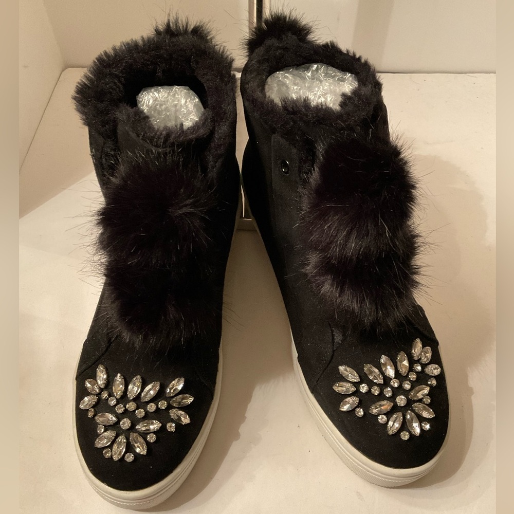 Sam Edelman faux fur over the ankle boots